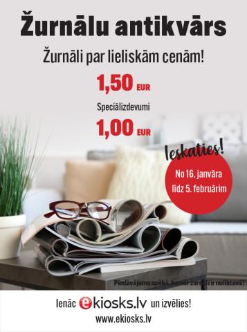 Izpārdošana, labi žurnāli par labu cenu